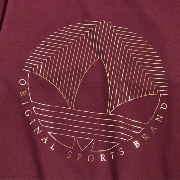 NEW Adidas Deco Trefoil Logo Tee Shirt T-Shirt L - Picture 2 of 2